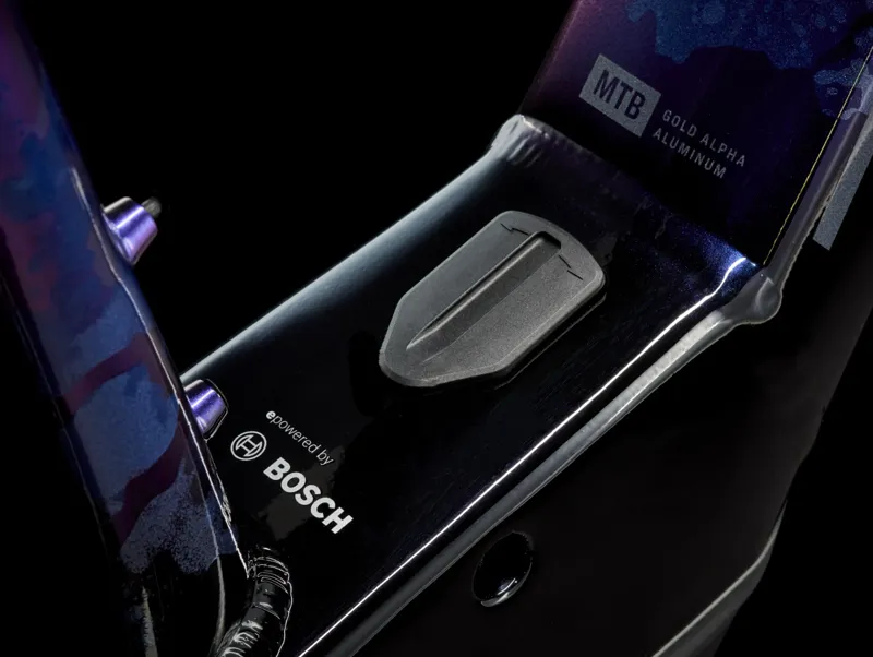 Trek Marlin+ 8 Electric Hardtail Mountain Bike 2025 in Purple Flip to Black Fade-9